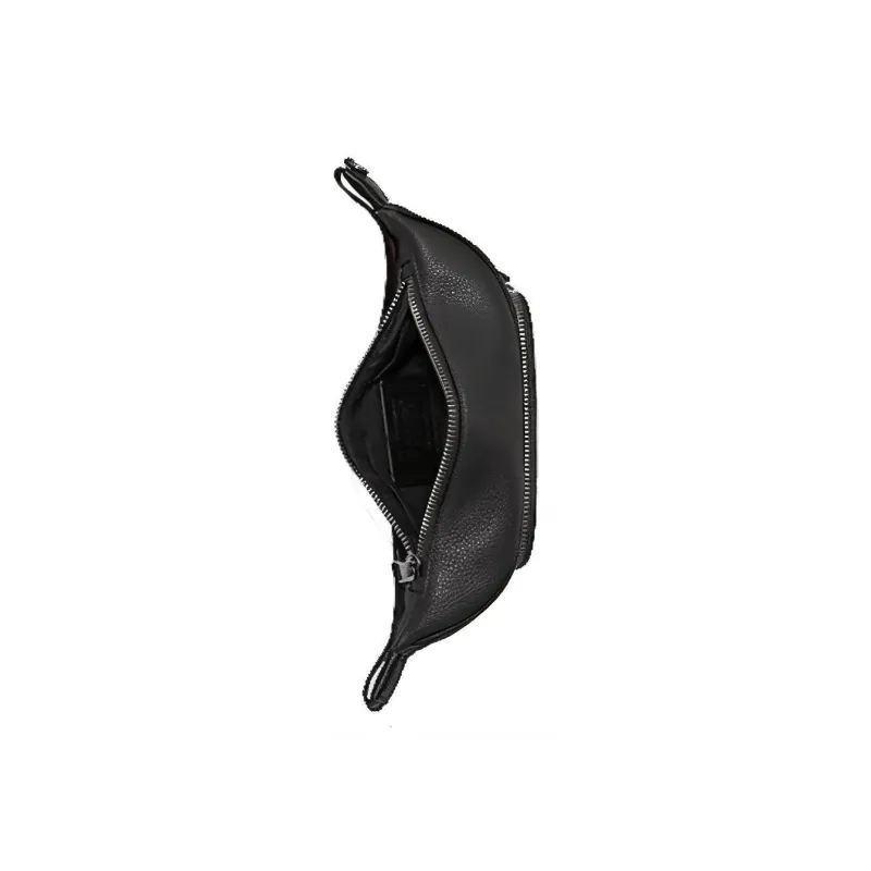 COACH Thompson Cow Leather Sling Bag Medium Size Men's Black-2