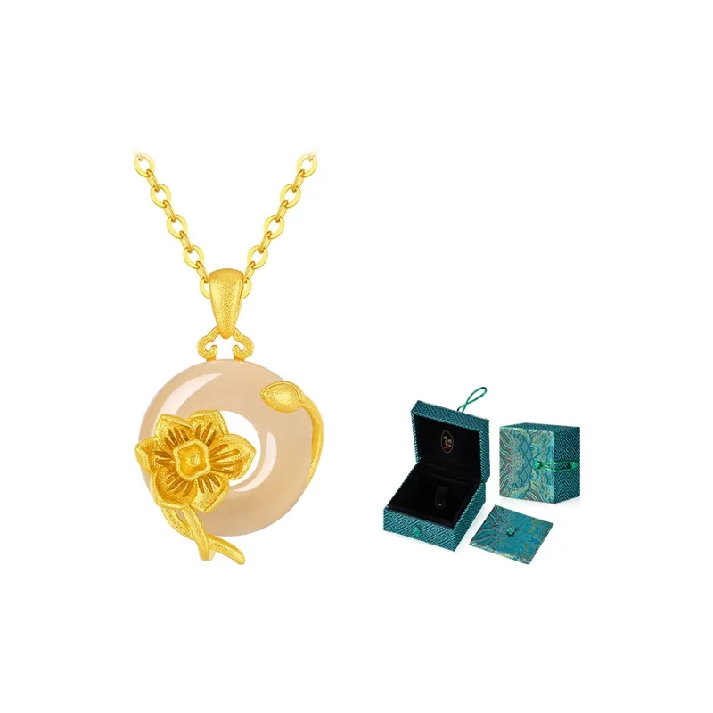 MAMADESHOUHU Chalcedony Jade Necklaces Women's-122