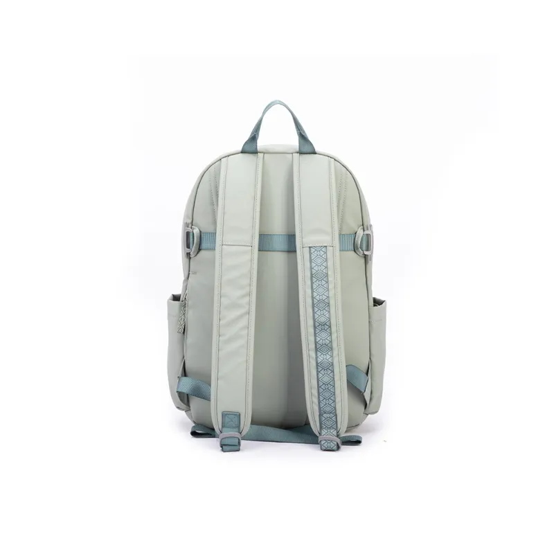 INUK Polyester Backpack Regular Unisex Yellow/Milk Tea Beige/Green/Pink-40