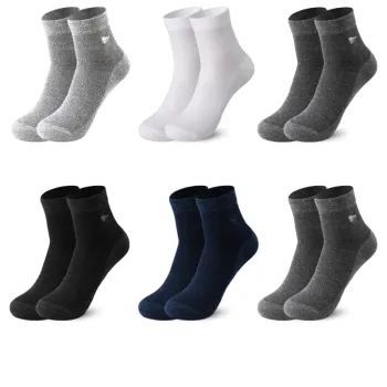 SEPTWOLVES Mid-Calf Socks Men's 6 Pairs Gift Box Sets+Shopping Bag