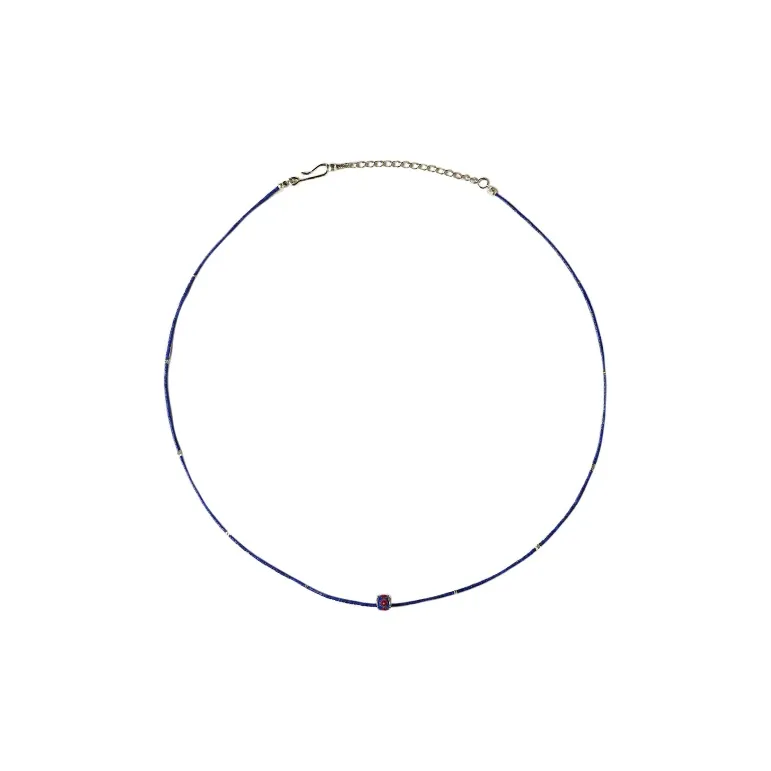 Mountain Naphthalene Lapis Lazuli Necklaces Women's-0