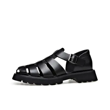 Romon Roman Sandals Men's Black