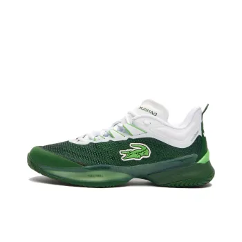 LACOSTE Slip Resistant And Breathable Low Top Casual Shoes Men's Green