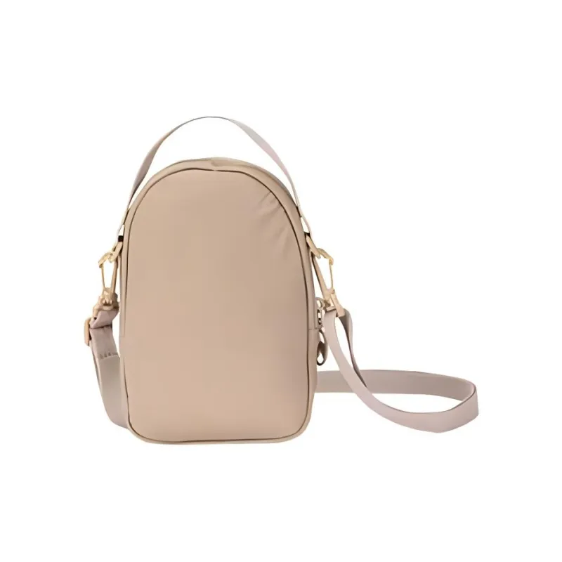 Anta Life Collection Fabric Portable One Shoulder Crossbody Cell Phone Pouch Regular Unisex Khaki-1