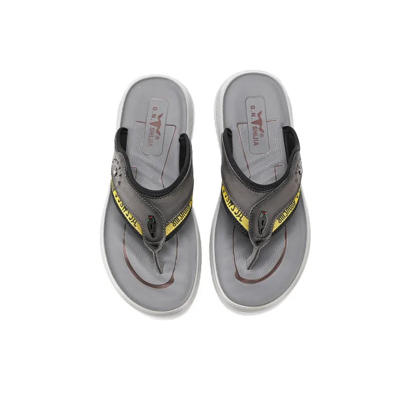 G.N.SHIJIA Stitching Abrasion Resistant Flip Flops Men's-15