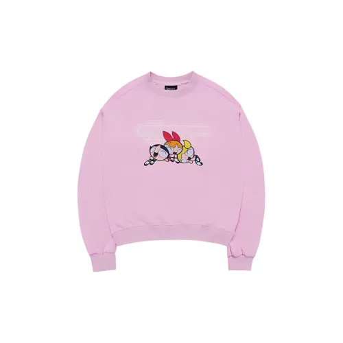 Acme De La Vie Flying Girl Police Co-brand Series Sweatshirts Women's Pink