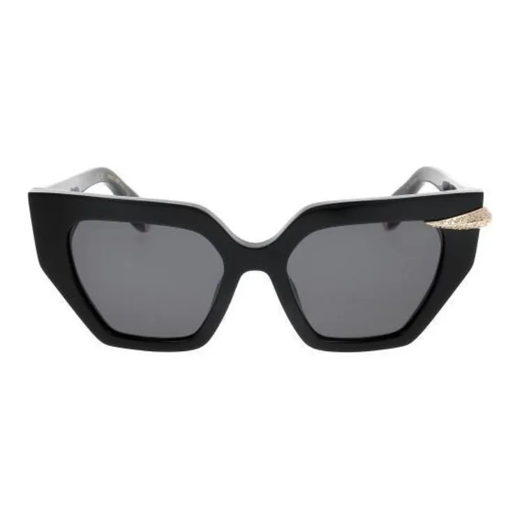 Roberto Cavalli Irregular Shape Sunglasses Unisex Black-1