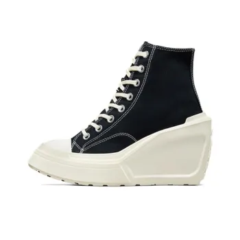 Chuck 70 Women's Converse De Luxe Wedge 'Black Egret' Women's