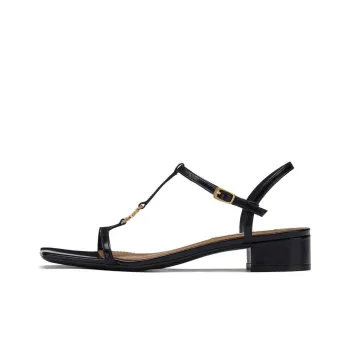 73Hours Gold Reflection Strap Sandals 3cm Women's
