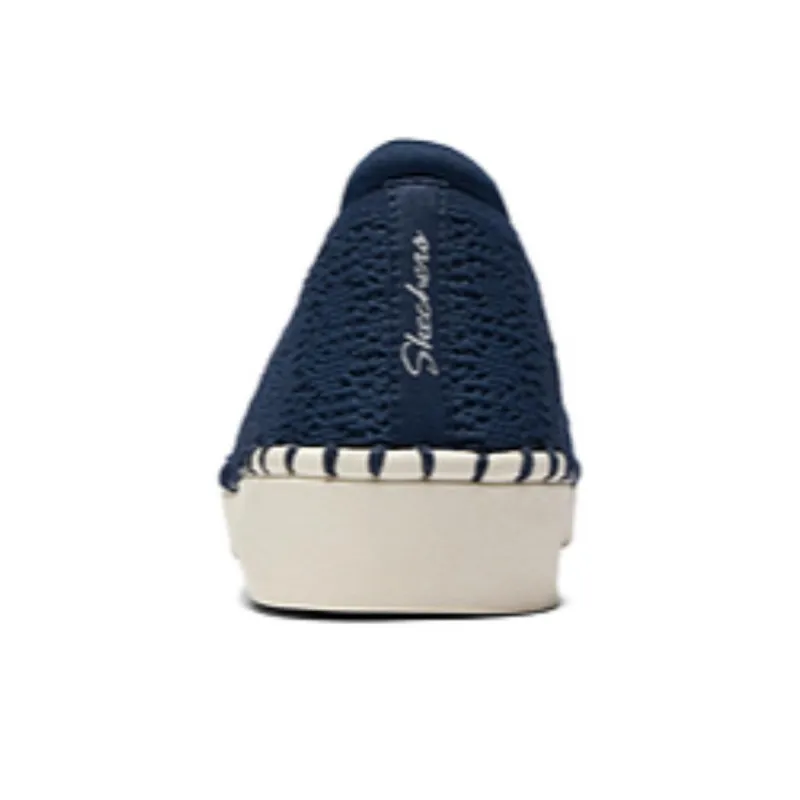 Skechers ACTIVE Anti Slip Wear Resistant Low Top Casual Shoes Women's Navy-3