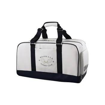 Wilson Polyester Tennis Handbag Regular Unisex Blue White Multicolor