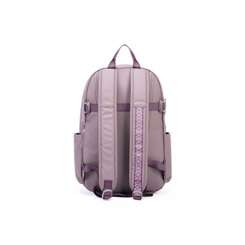 INUK Polyester Backpack Regular Unisex Yellow/Milk Tea Beige/Green/Pink-46