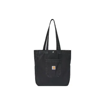Carhartt WIP 100% Cotton Tote Bag, Shopping Bag, Shoulder Bag, Crossbody Bag Regular Men's Black