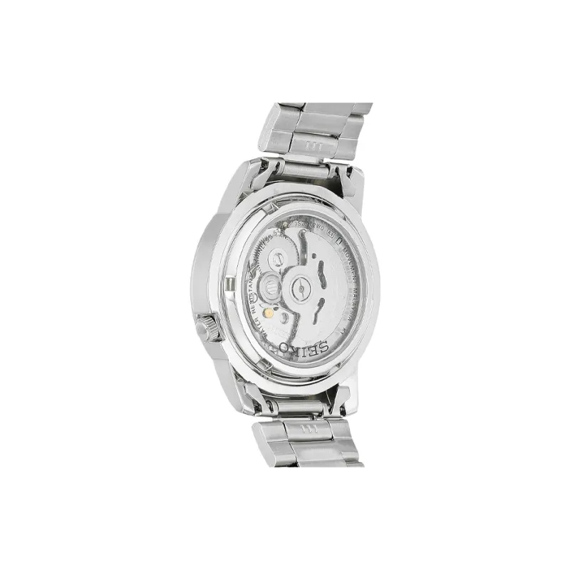 SEIKO Automatic Mechanical Movement Stainless Steel Strap Watch Men's Watches Blue Dial-3