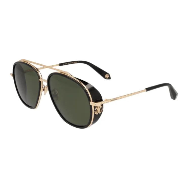 Roberto Cavalli Metal Aviator Sunglasses Women's Gold-0