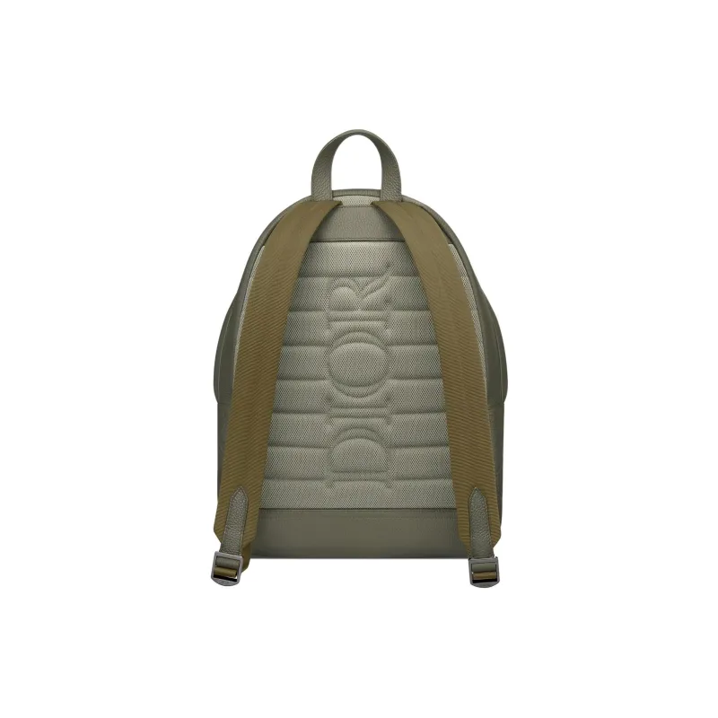 DIOR Grained Calfskin Backpack Men's Khaki-2