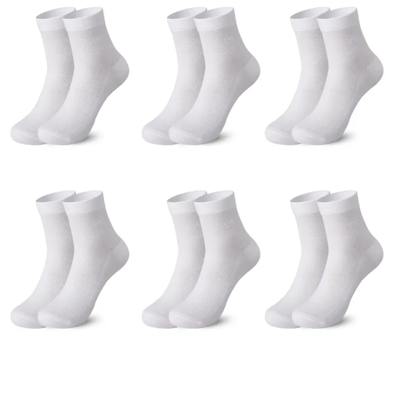 SEPTWOLVES Mid Calf Socks Men's 6 Pairs Gift Box Sets+Shopping Bag-3