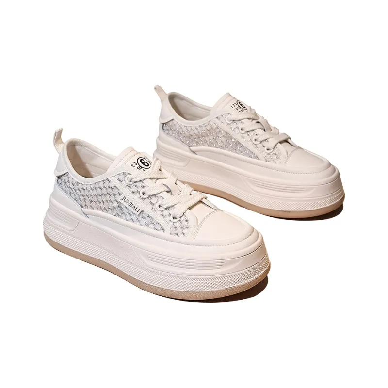 Junjali Anti-Slip And Wear-Resistant Breathable Low-Top Casual Shoes Women's-5
