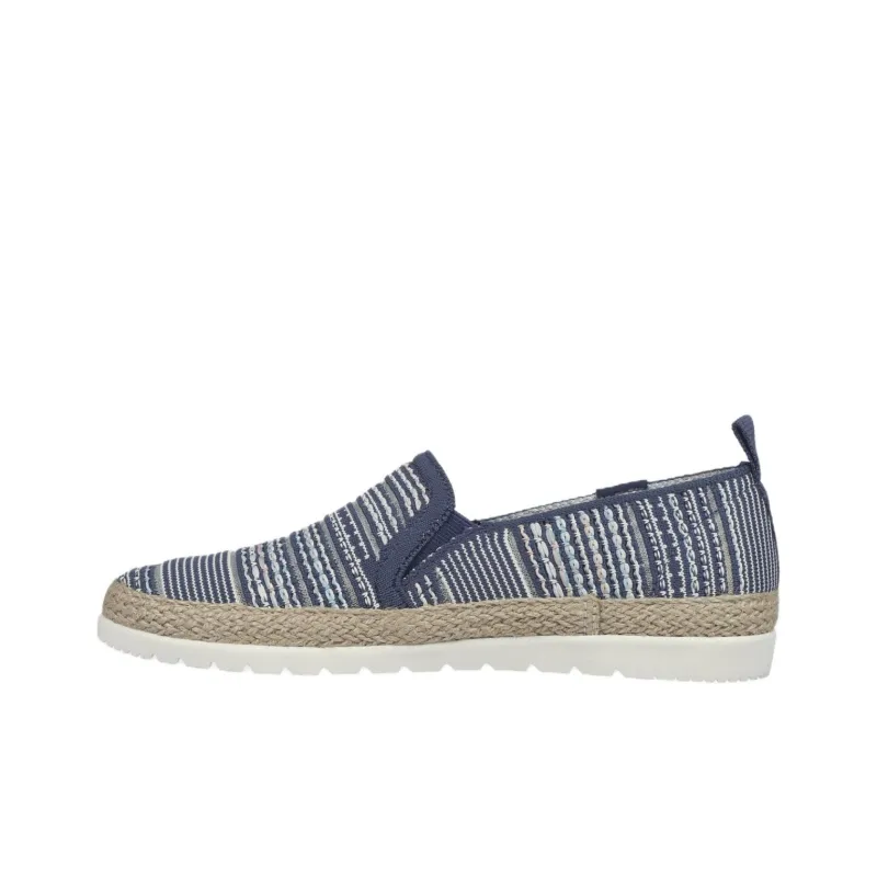 Skechers Bob's Anti-Slip Wear-Resistant Low-Top Casual Shoes Women's Navy-0