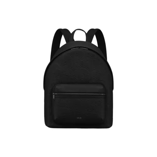 DIOR Grained Calfskin Backpack Men's Black