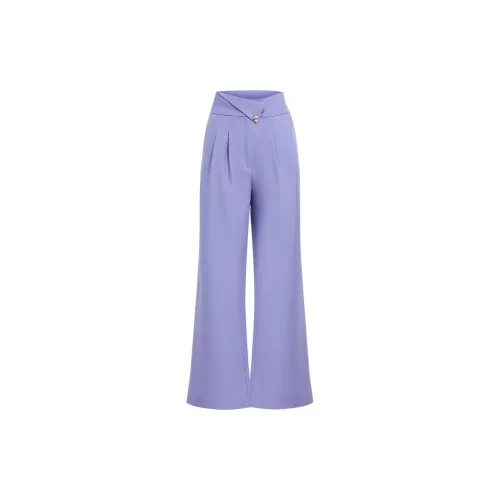 AUI Suit Trousers Women's Blue Purple