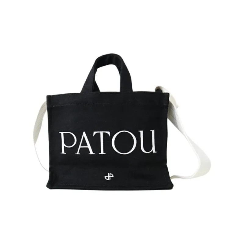 Patou Logo Printed Small Top Handle Bag-0