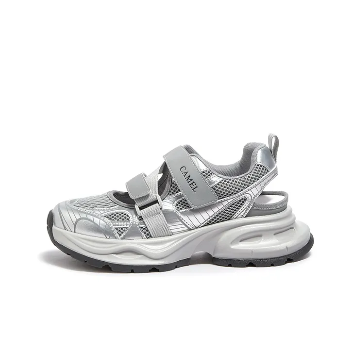CAMEL Breathable Slip-Resistant Low-Top Chunky Sneakers Women's-0