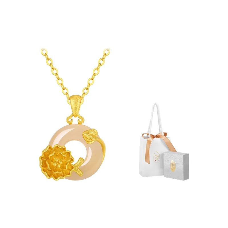 MAMADESHOUHU Chalcedony Jade Necklaces Women's-101
