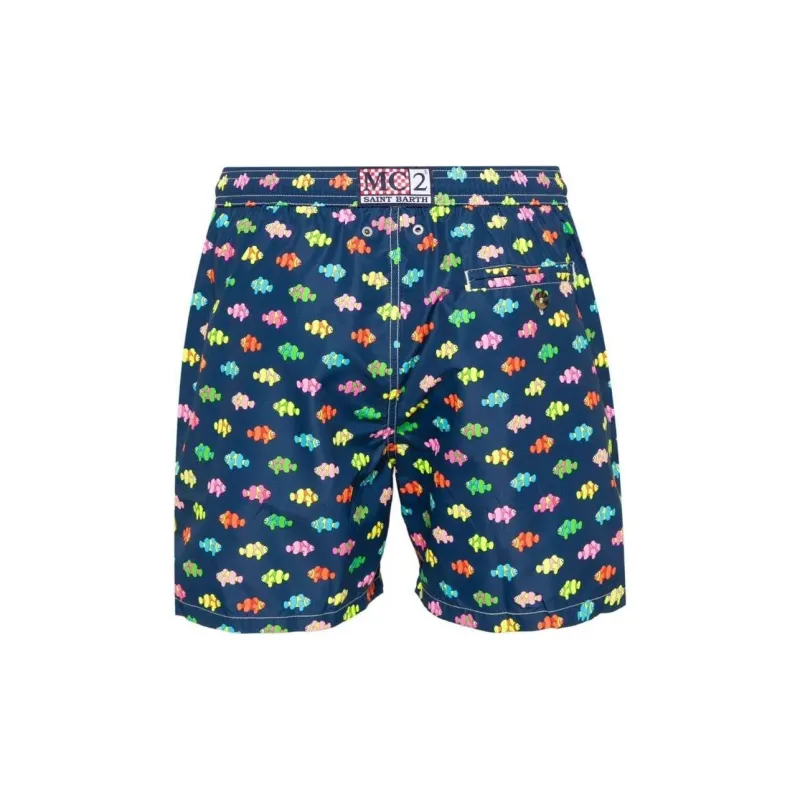 MC2 Saint Barth Lightning Bear print Swim Shorts-1