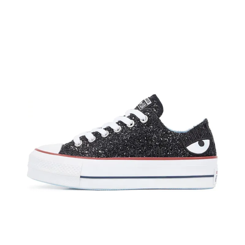 Converse Chiara Ferragni X Women's Chuck Taylor All Star Lift Ox 'Black White' Women's-0