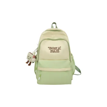 Alcohol Dragon Nylon Backpack Regular Unisex Black/Yellow Green/Blue Pink/Coffee/Red