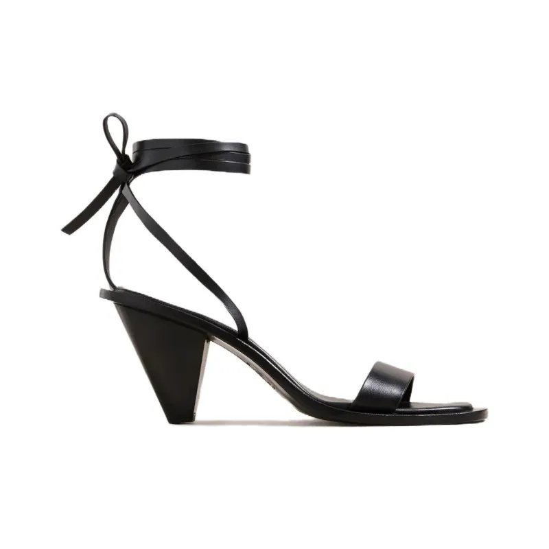 A.EMERY Strap Sandals 8.5cm Women's Black-1