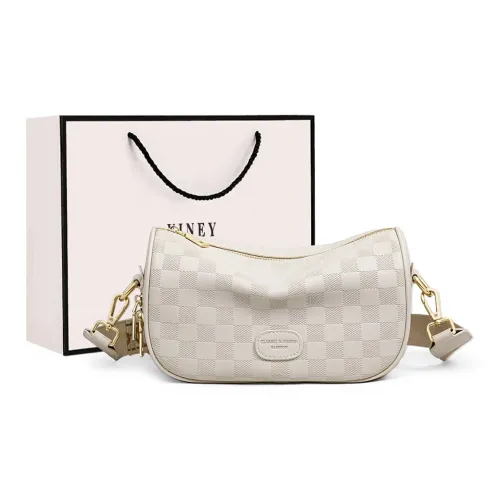 VINEY Cow Leather Crossbody Bag Shoulder Bag Pillow Bag Large Size Women's Multicolor