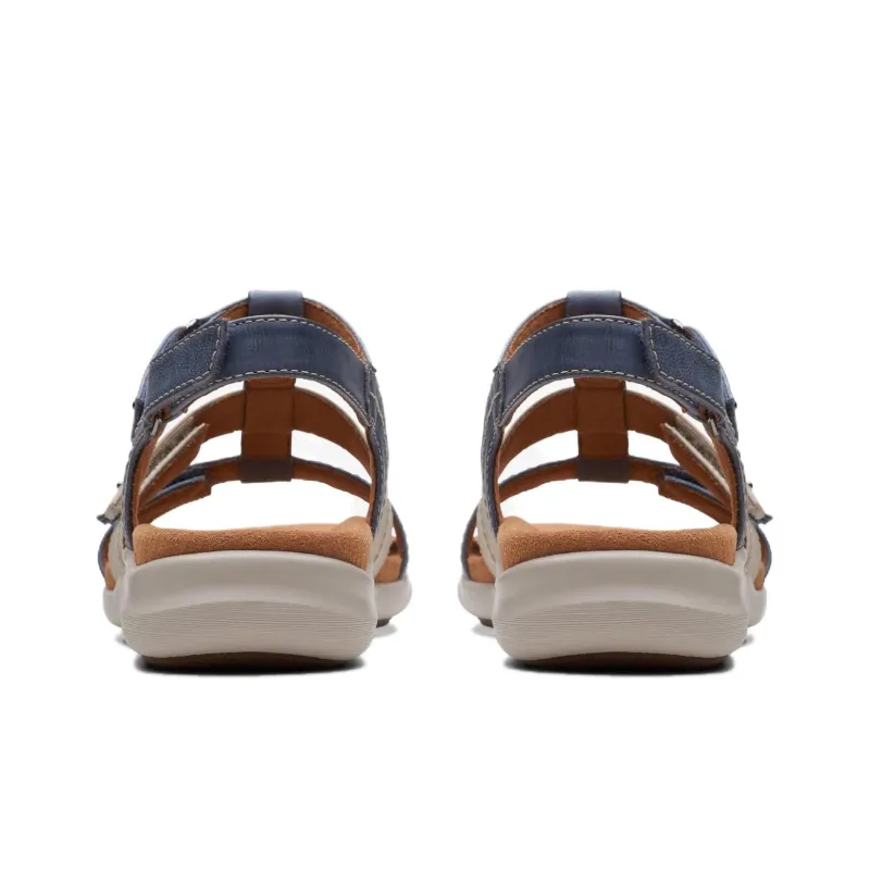 Clarks Beach Sandals Women's Blue-4