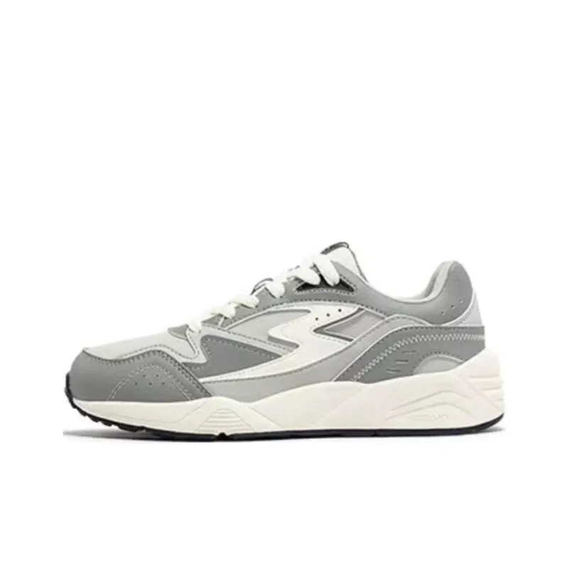 361° Cushioned Slip-Resistant Low-Top Casual Running Shoes Women's Gray-0