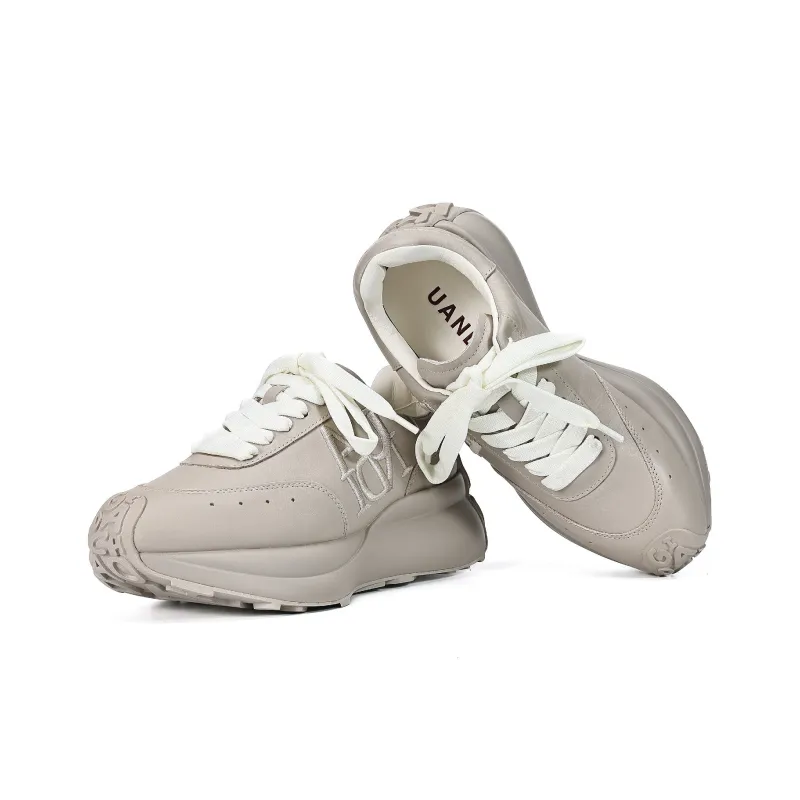 UanDi Cushioning, Slip Resistant, Abrasion Resistant, Lightweight, Height Increasing Low Top Casual Shoes Women's-6