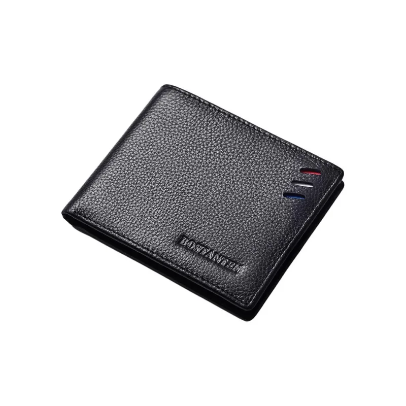 BOSTANTEN Cow Leather Wallet Regular Men's Black-2