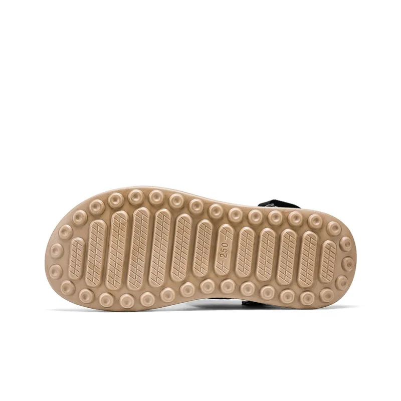 G.N.SHIJIA Beach Sandals Men Black Gray/Black Green-5