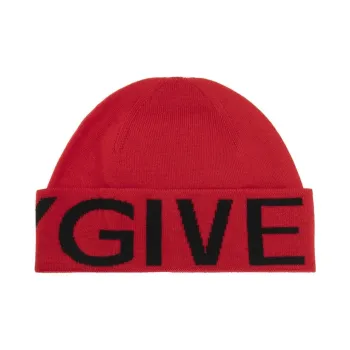 Givenchy Logo Intarsia Knitted Beanie