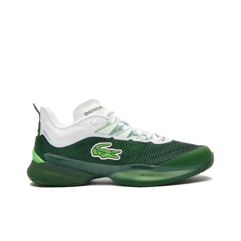 LACOSTE Slip Resistant And Breathable Low Top Casual Shoes Men's Green-1