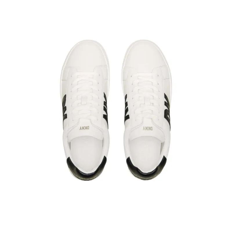DKNY Low-Top Skateboard Shoes Women's White-3