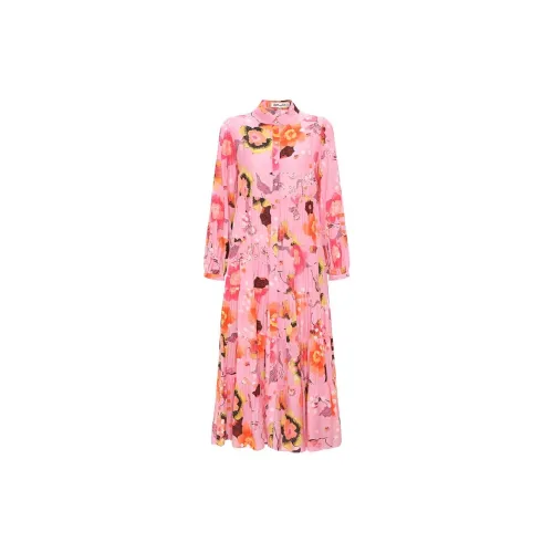 DVF Long-Sleeved Dresses Women's Pink