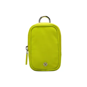 Lululemon Recycled Nylon Key Pouch Regular Unisex Lime Yellow