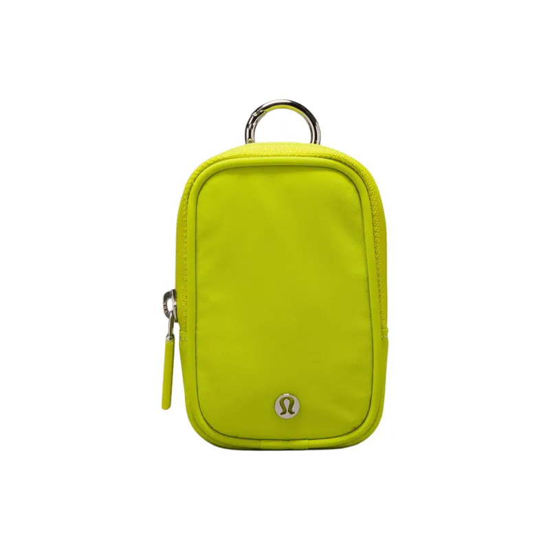 Lululemon Recycled Nylon Key Pouch Regular Unisex Lime Yellow-0