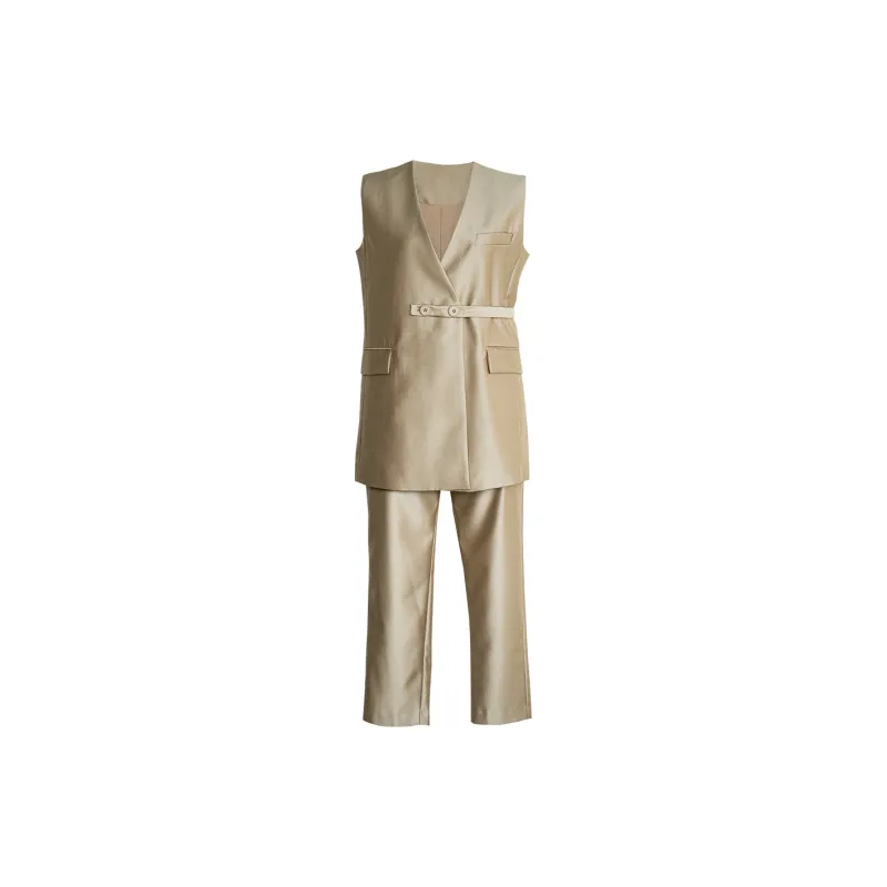 ROEYSHOUSE Business Suit Women's Champagne-2