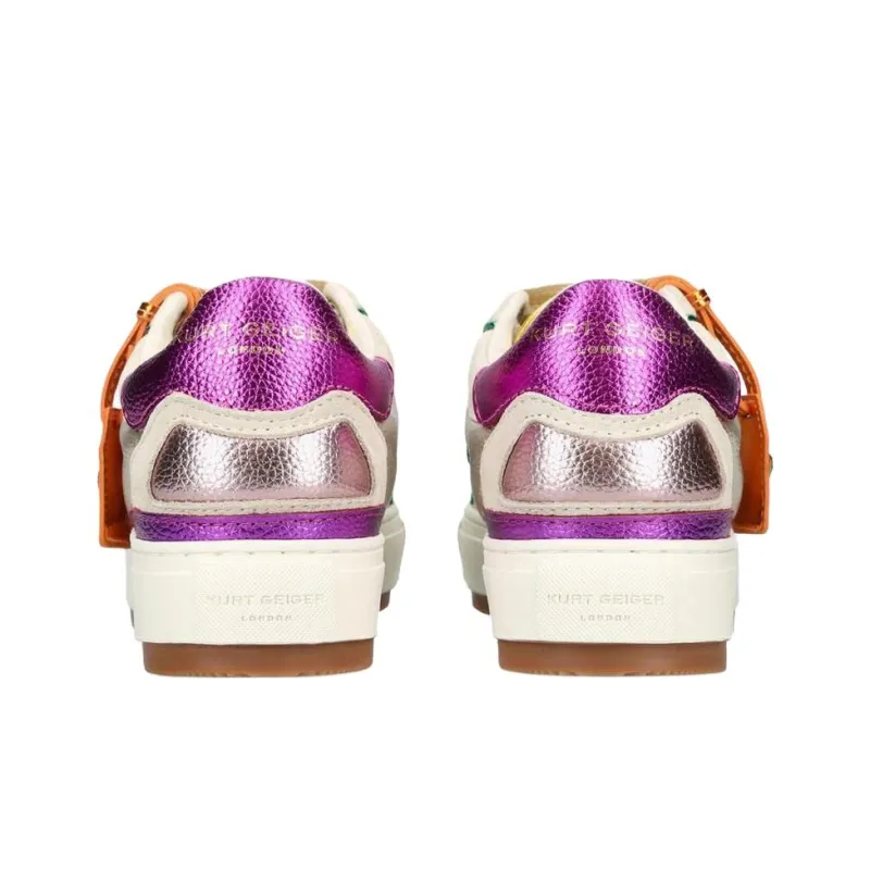 Kurt Geiger London Low-Top Skateboard Shoes Women's Beige-3