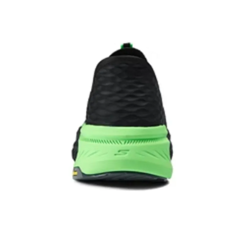 Skechers MEN'S GO Cushioned Slip Resistant Low Top Running Shoes Men's Black Green-3