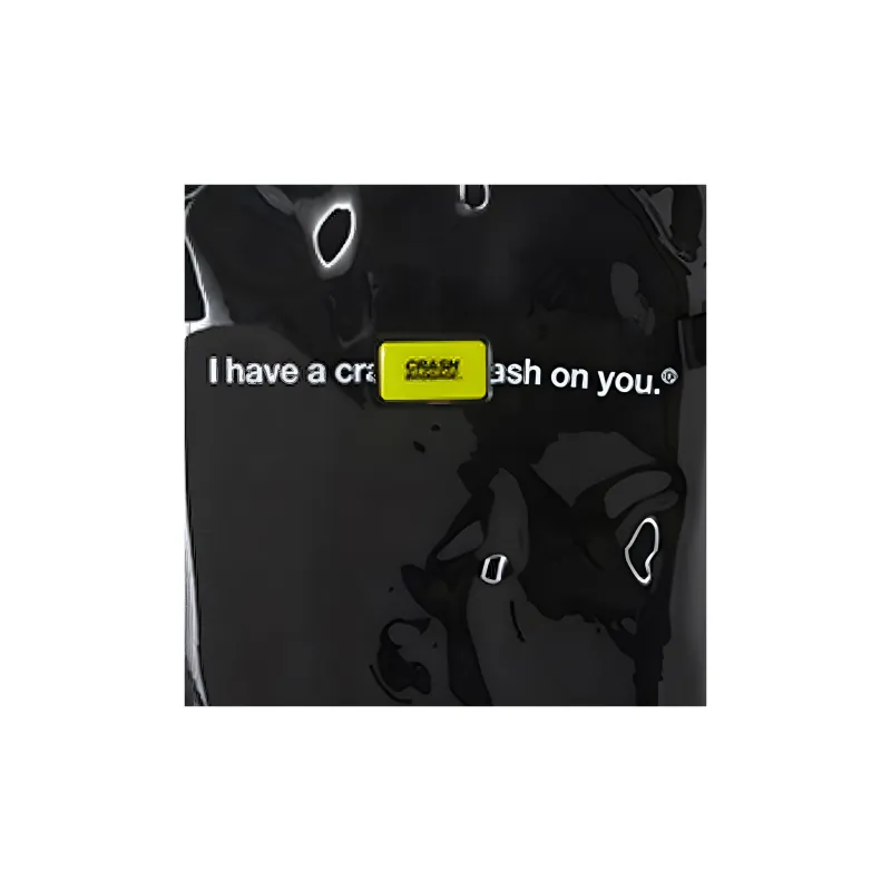 MSGM Crash Baggage Polycarbonate Backpack Unisex Black-4