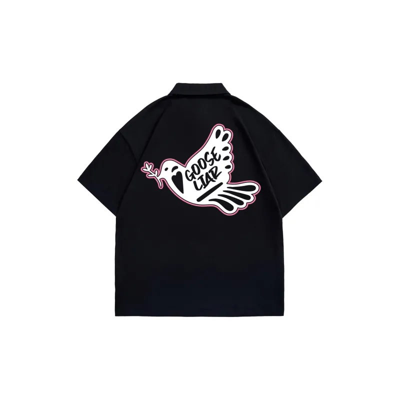 GOOSELIAR Polo Shirts Unisex-4