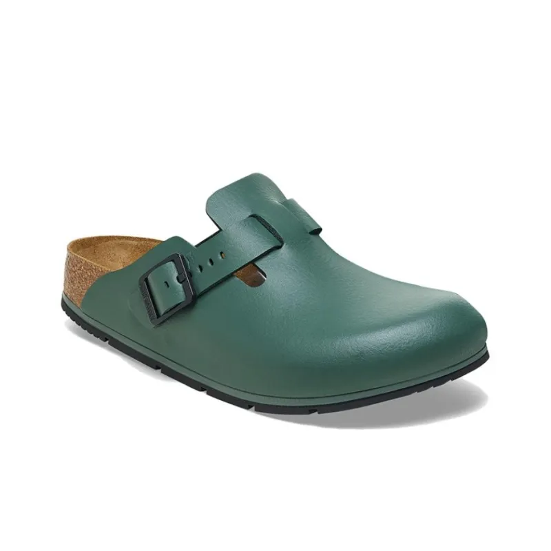 Birkenstock Boston Closed Toe Slippers Unisex Green Regular-2